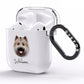 Icelandic Sheepdog Personalised AirPods Clear Case Side Image