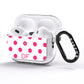 Initial Dots Personalised AirPods Pro Glitter Case Side Image