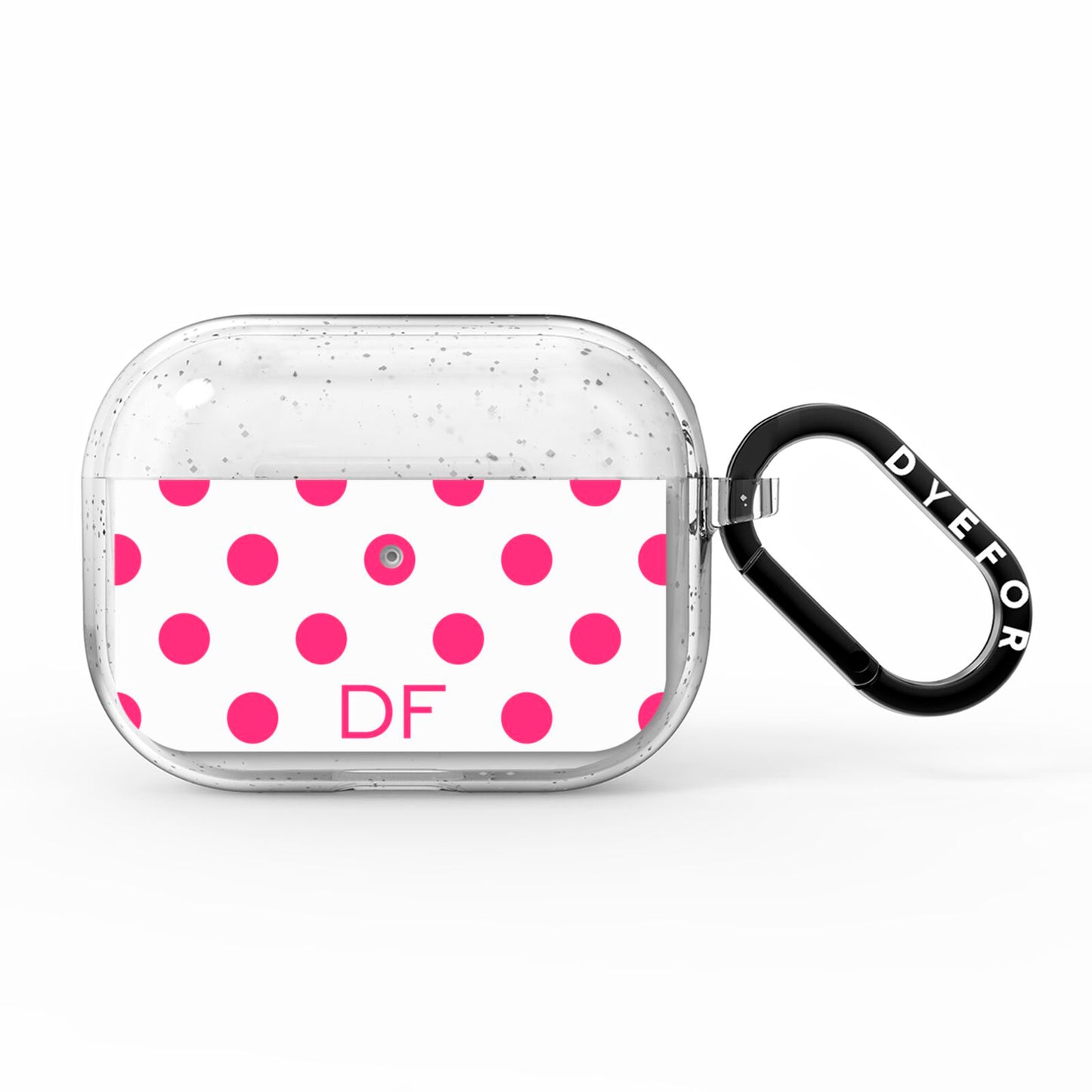Initial Dots Personalised AirPods Pro Glitter Case