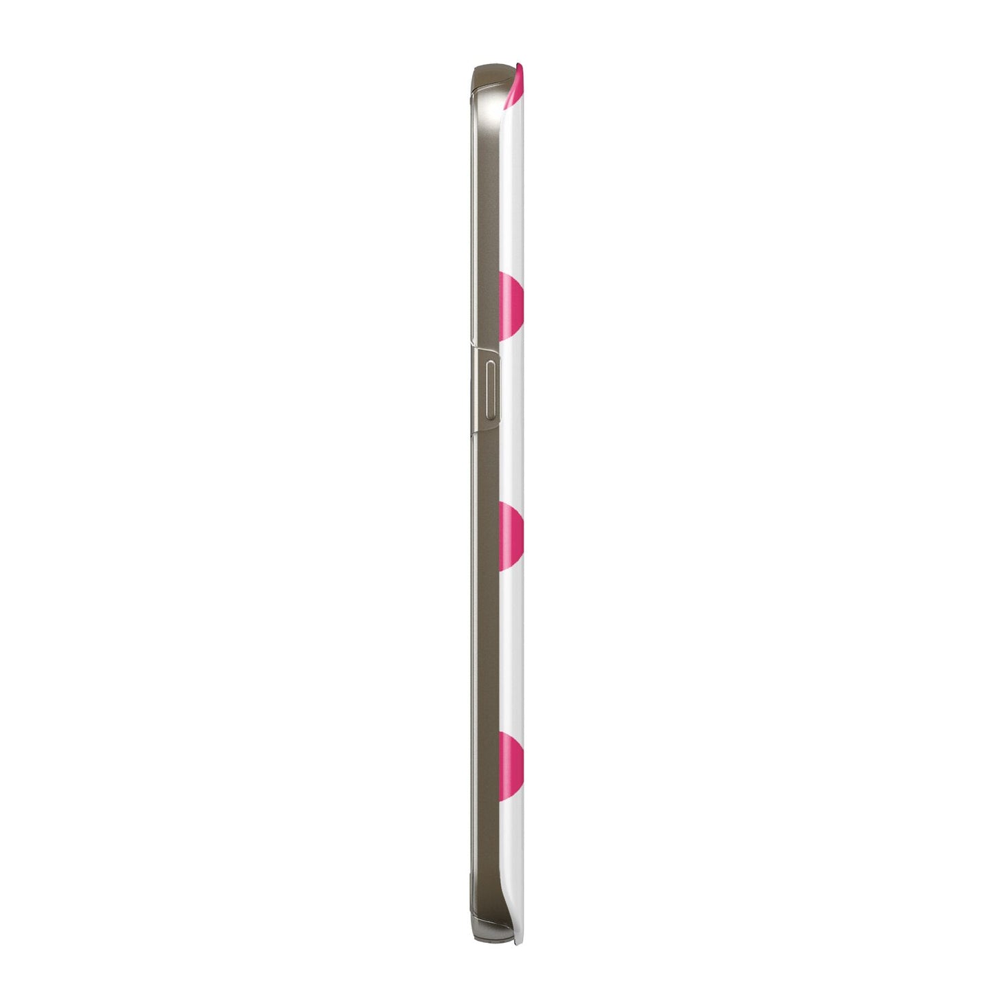 Initial Dots Personalised Protective Samsung Galaxy Case Side Angle