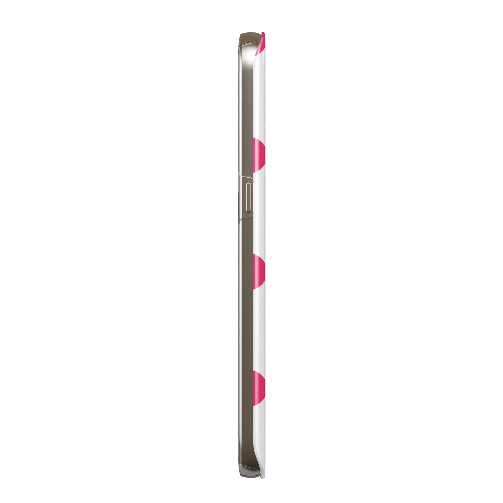 Initial Dots Personalised Protective Samsung Galaxy Case Side Angle