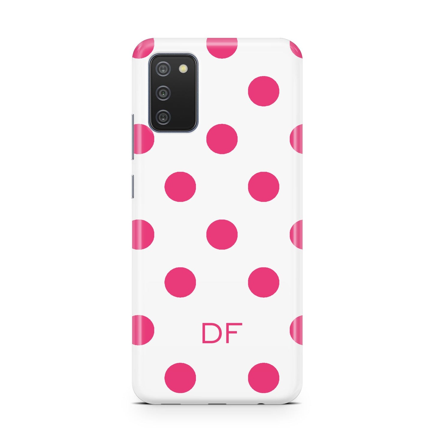 Initial Dots Personalised Samsung A02s Case