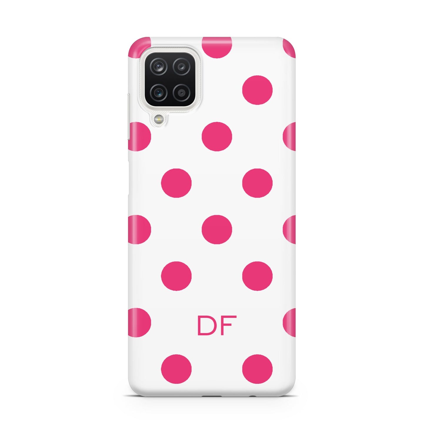 Initial Dots Personalised Samsung A12 Case