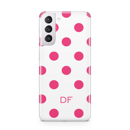 Initial Dots Personalised Samsung S21 Case
