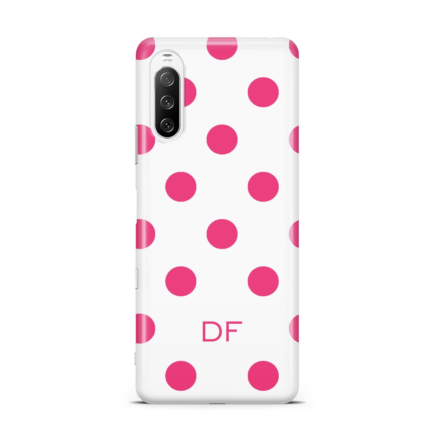 Initial Dots Personalised Sony Xperia 10 III Case