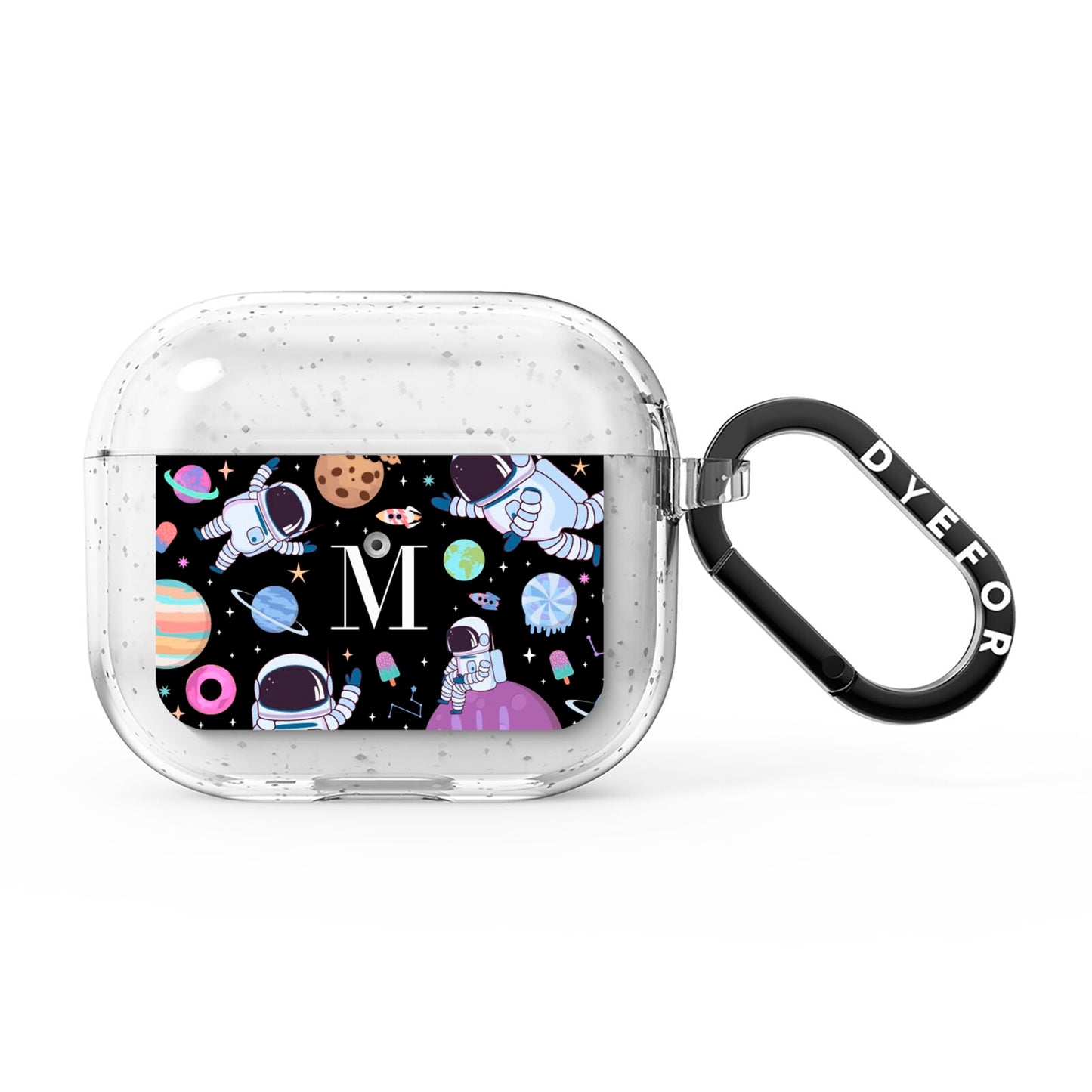 Initialled Candy Space Scene AirPods Glitter Case 3rd Gen