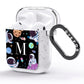 Initialled Candy Space Scene AirPods Glitter Case Side Image