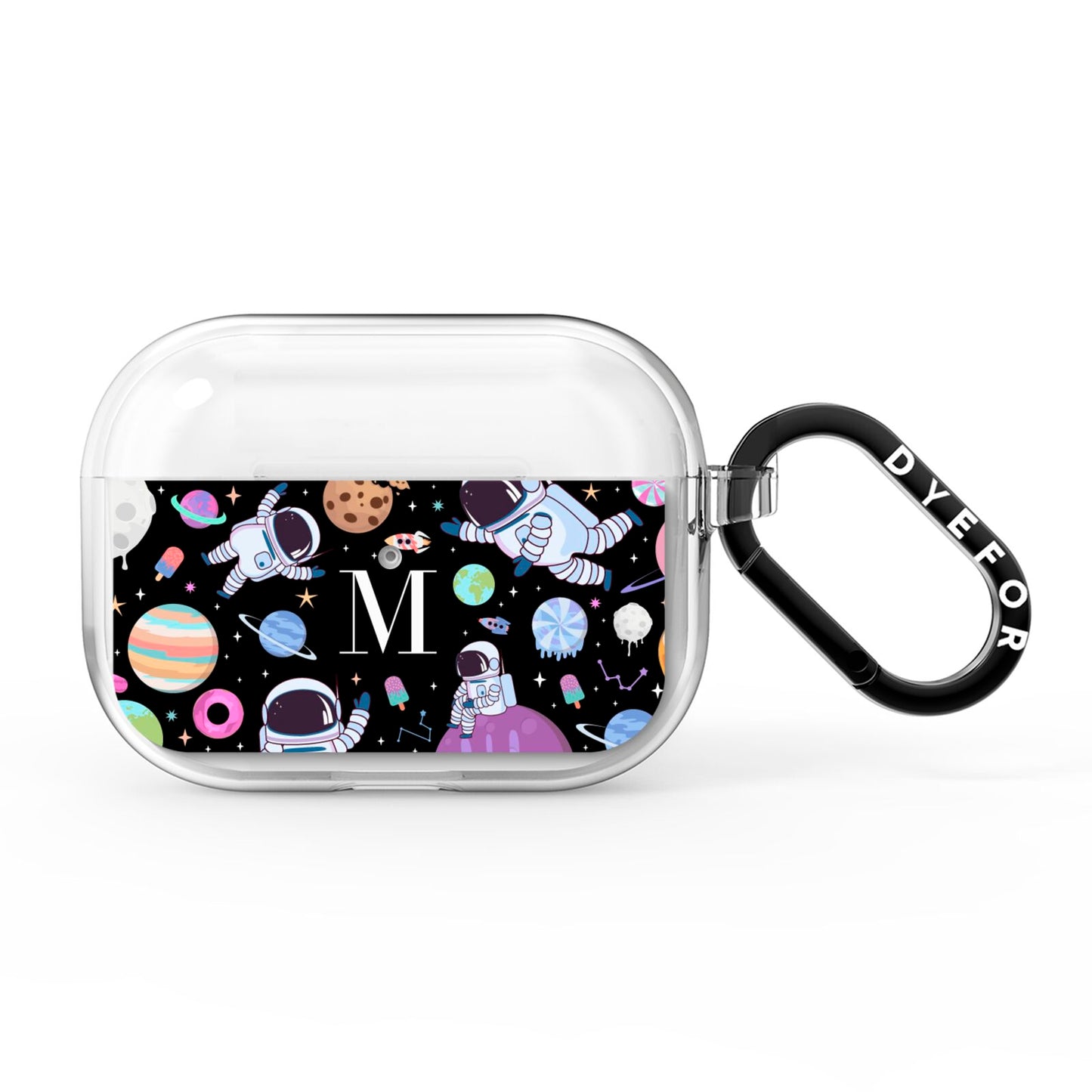 Initialled Candy Space Scene AirPods Pro Clear Case