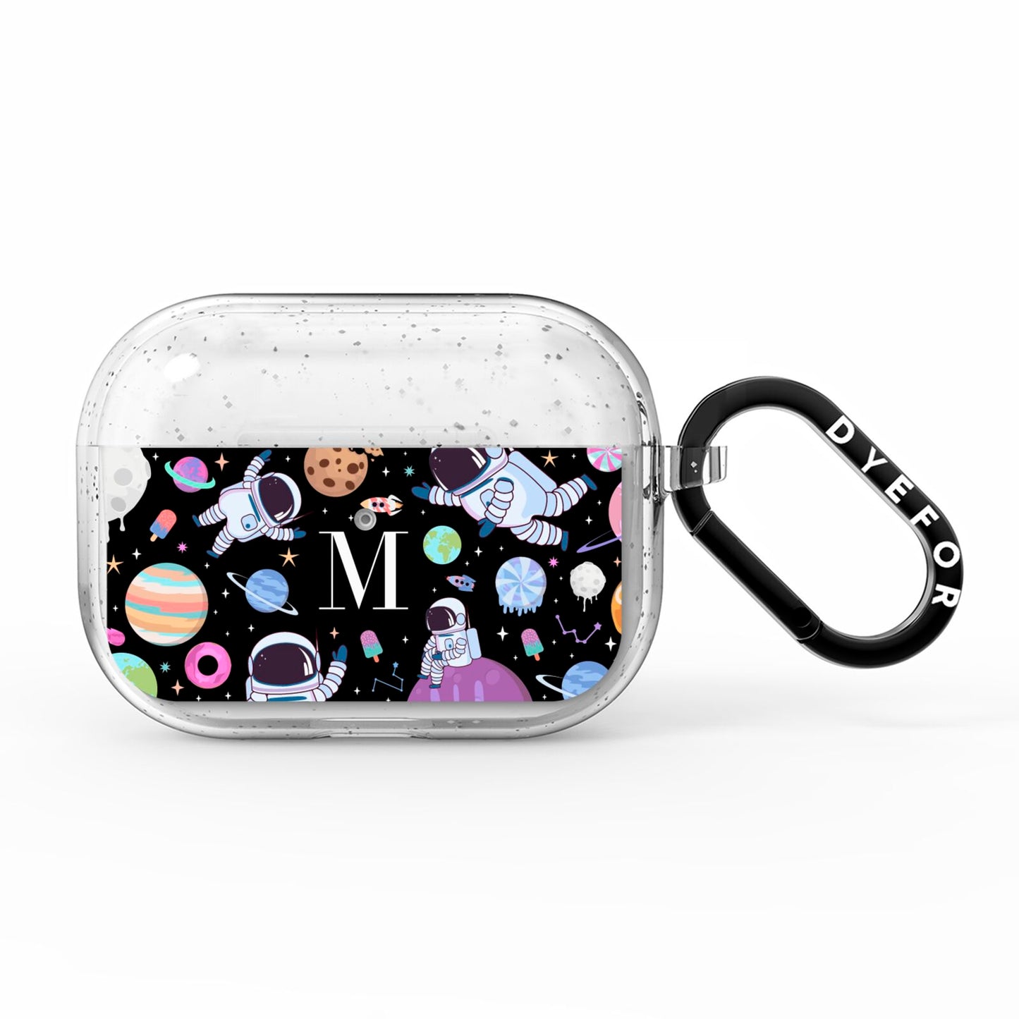 Initialled Candy Space Scene AirPods Pro Glitter Case