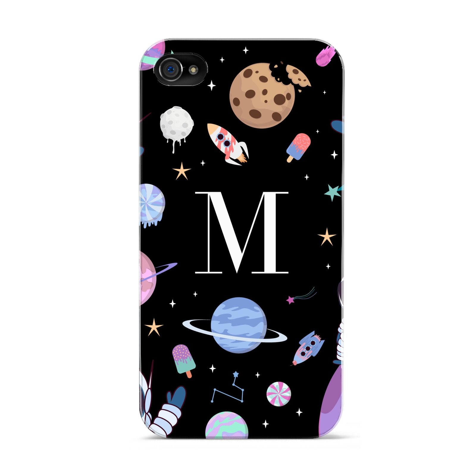 Initialled Candy Space Scene Apple iPhone 4s Case