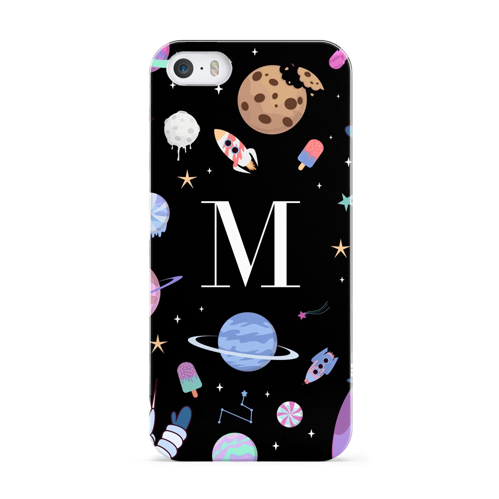 Initialled Candy Space Scene Apple iPhone 5 Case