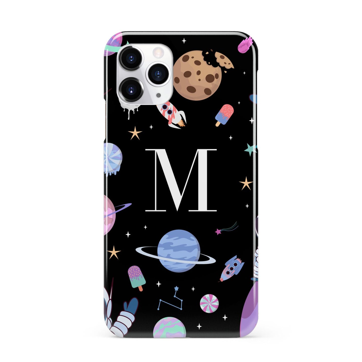 Initialled Candy Space Scene iPhone 11 Pro 3D Snap Case