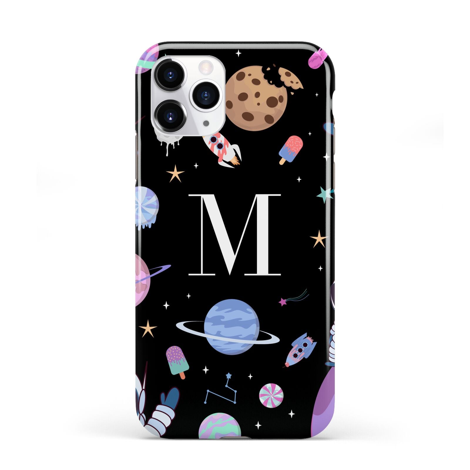 Initialled Candy Space Scene iPhone 11 Pro 3D Tough Case