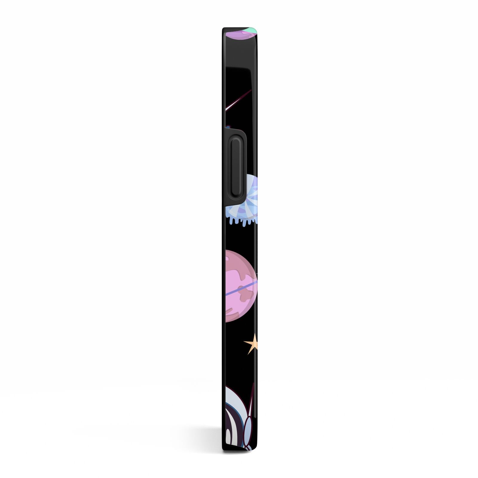 Initialled Candy Space Scene iPhone 13 Mini Side Image 3D Tough Case