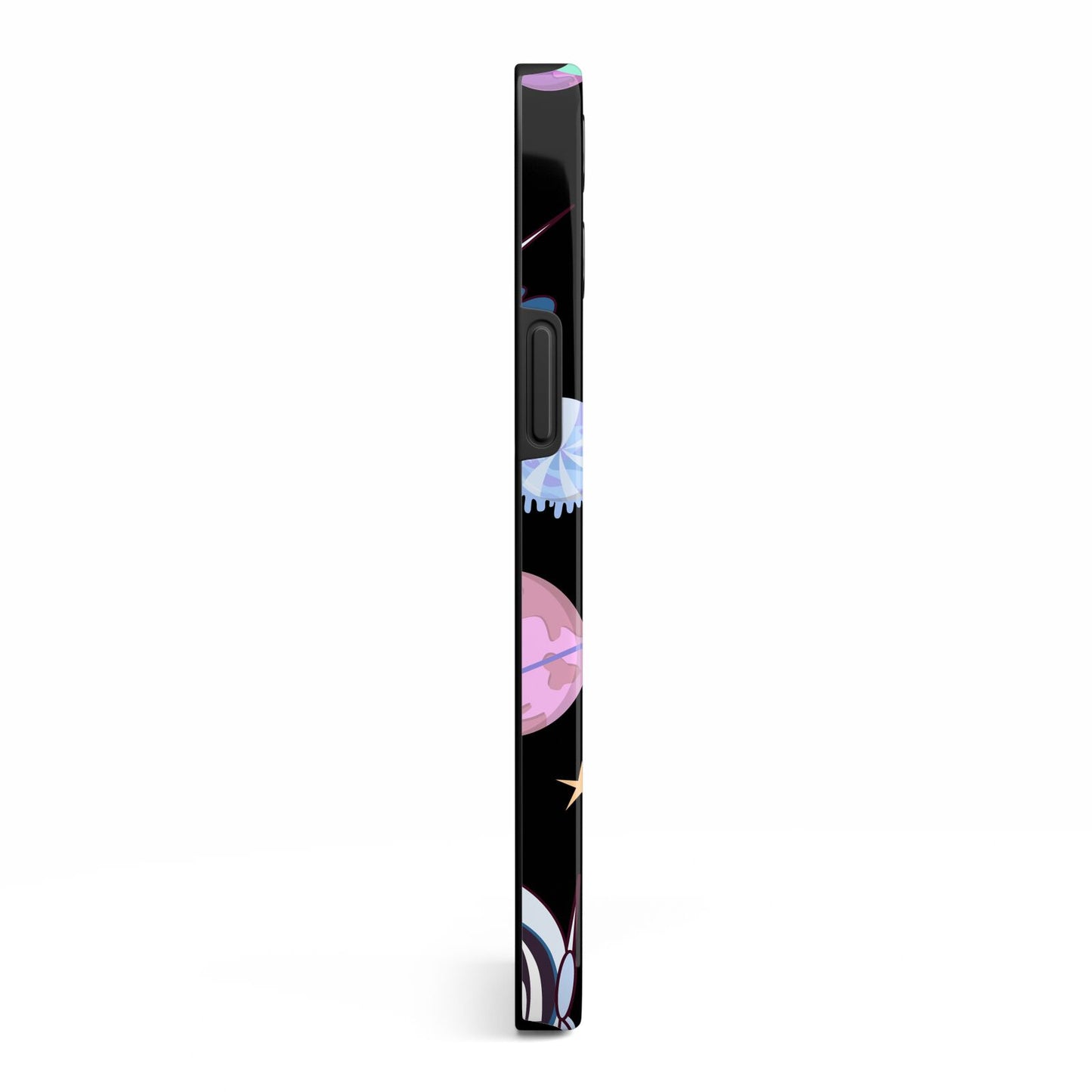 Initialled Candy Space Scene iPhone 13 Pro Max Side Image 3D Tough Case