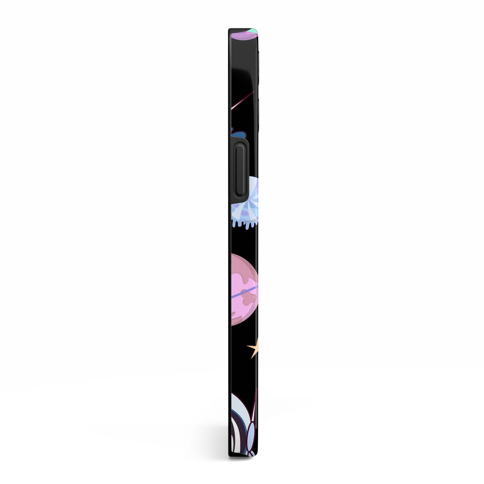 Initialled Candy Space Scene iPhone 13 Pro Max Side Image 3D Tough Case