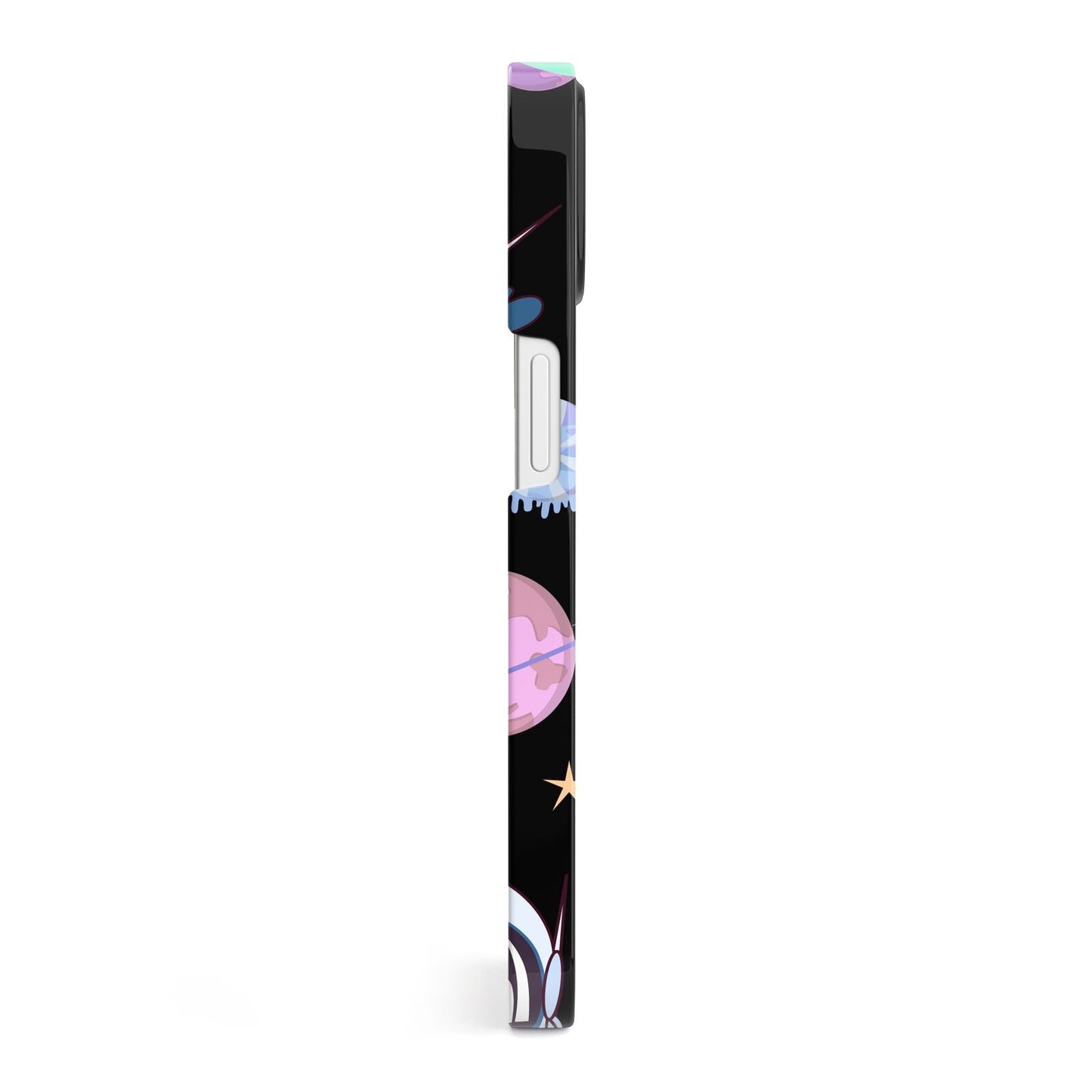 Initialled Candy Space Scene iPhone 13 Side Image 3D Snap Case