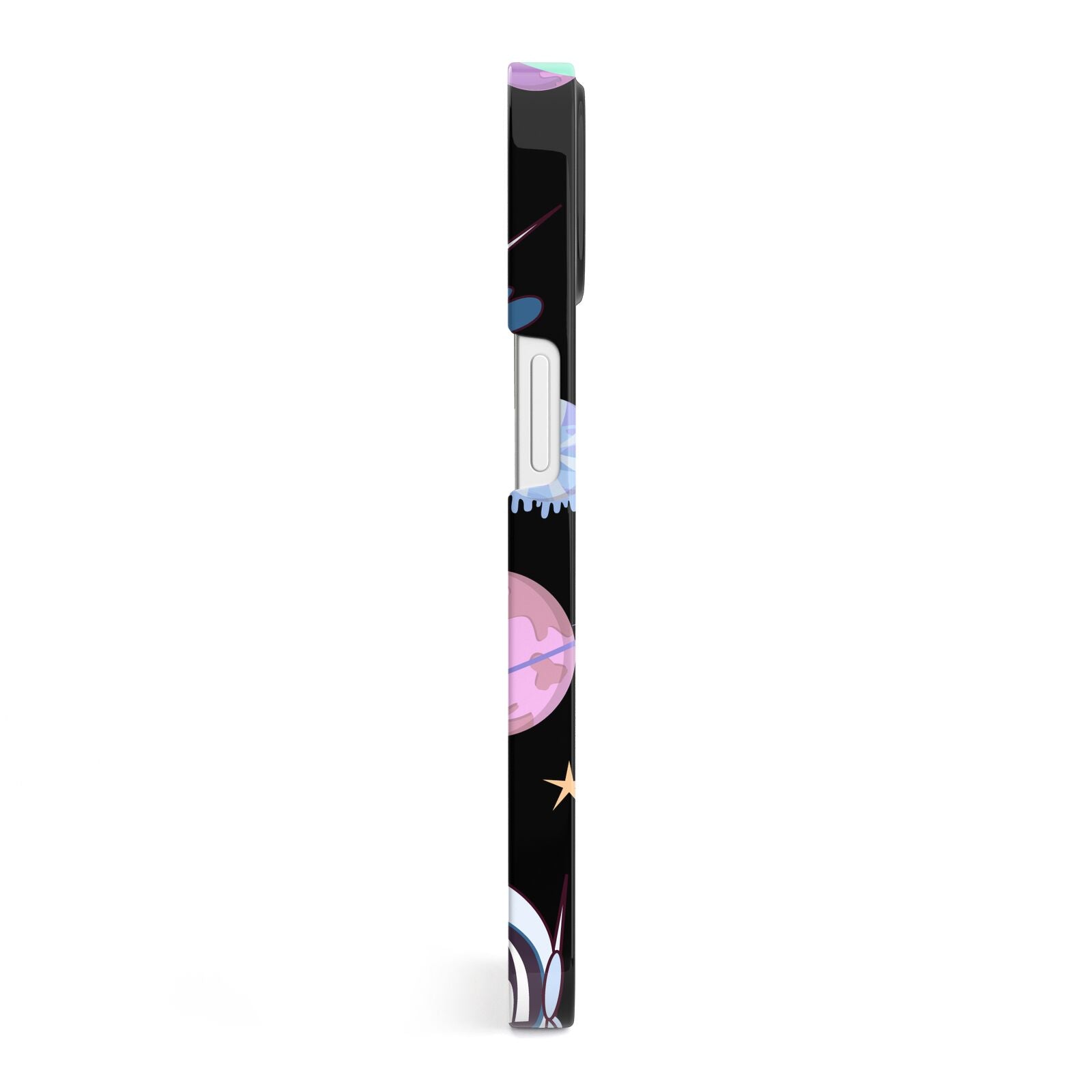 Initialled Candy Space Scene iPhone 13 Side Image 3D Snap Case