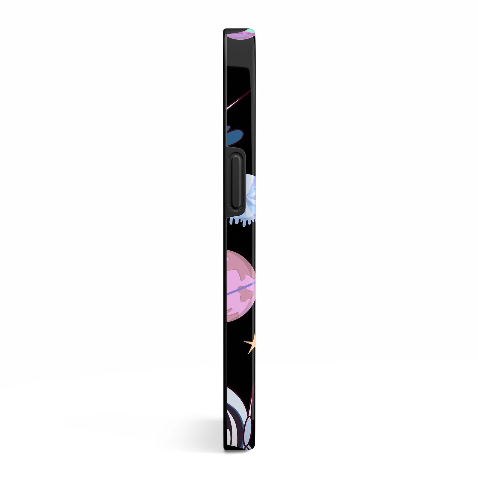 Initialled Candy Space Scene iPhone 13 Side Image 3D Tough Case