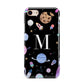 Initialled Candy Space Scene iPhone 8 3D Tough Case on Gold Phone