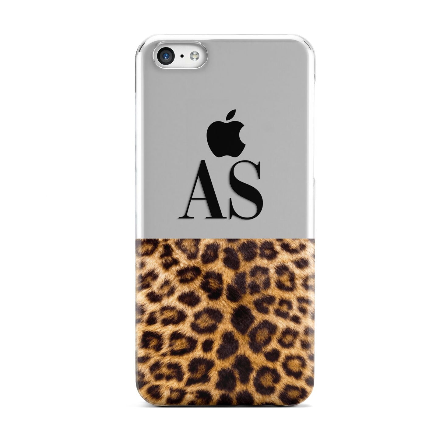 Initialled Leopard Print Apple iPhone 5c Case