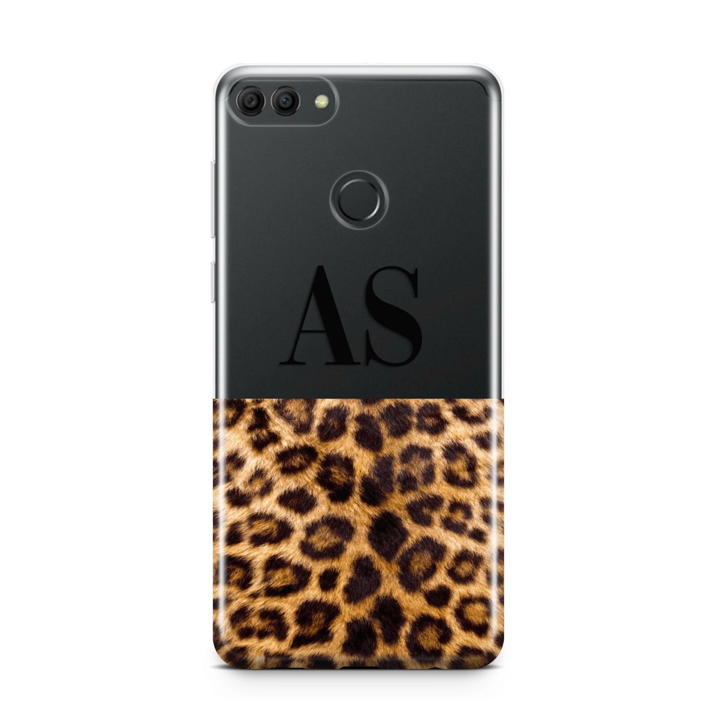 Initialled Leopard Print Huawei Y9 2018
