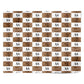Initialled Leopard Print Personalised Wrapping Paper Alternative