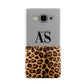 Initialled Leopard Print Samsung Galaxy A5 Case