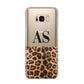 Initialled Leopard Print Samsung Galaxy S8 Plus Case