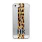 Initialled Leopard Print Stripes Apple iPhone 5 Case