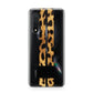 Initialled Leopard Print Stripes Huawei Nova 6 Phone Case