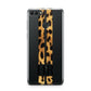 Initialled Leopard Print Stripes Huawei Y9 2018