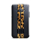 Initialled Leopard Print Stripes Samsung Galaxy J1 2016 Case