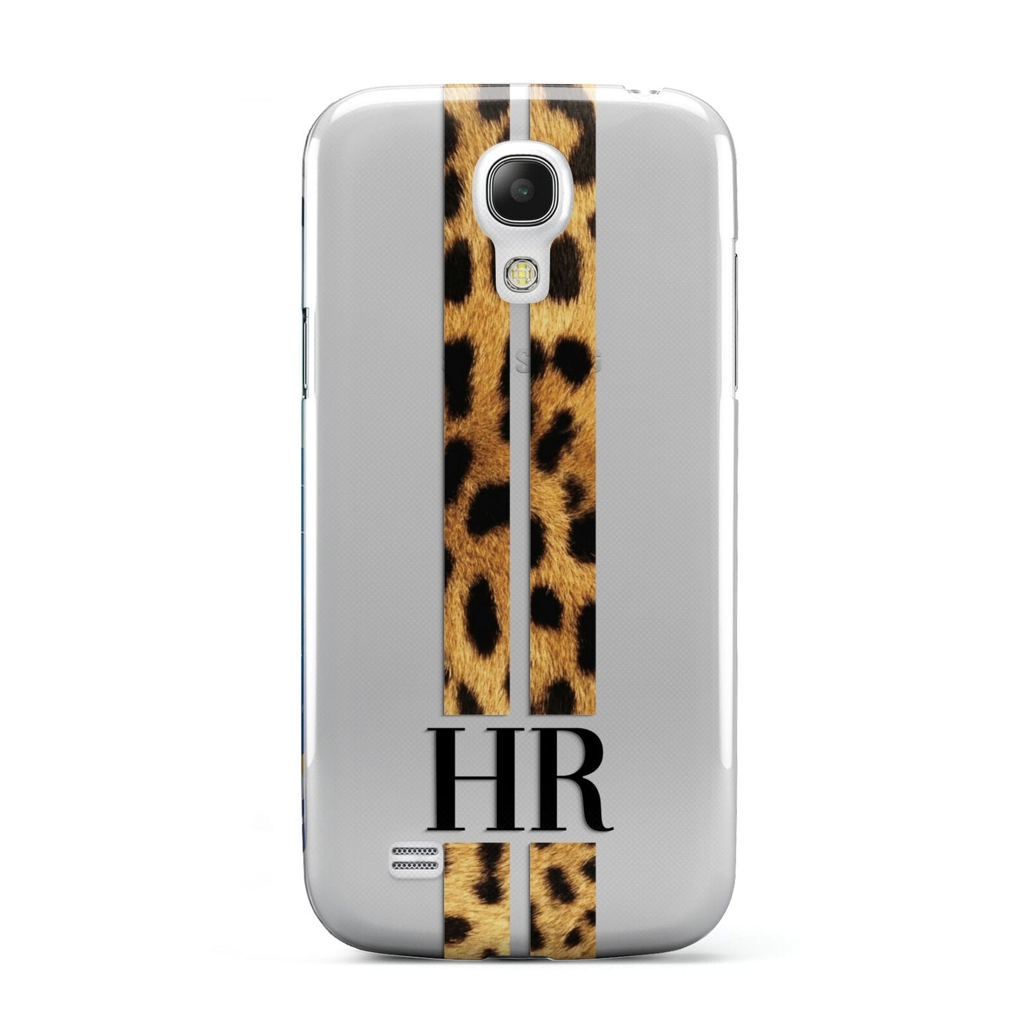 Initialled Leopard Print Stripes Samsung Galaxy S4 Mini Case