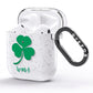 Initialled Shamrock Custom AirPods Glitter Case Side Image