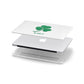 Initialled Shamrock Custom Apple MacBook Case in Detail