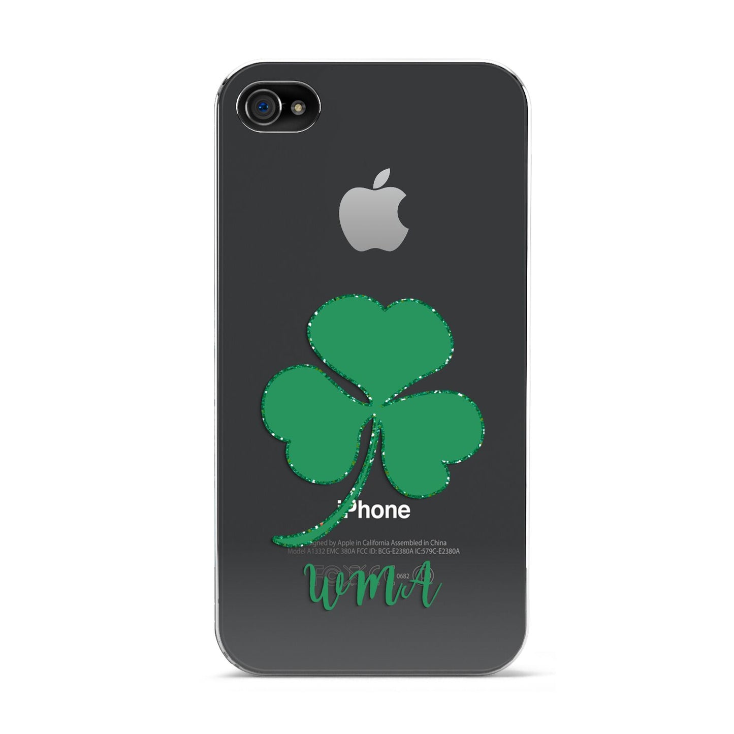 Initialled Shamrock Custom Apple iPhone 4s Case