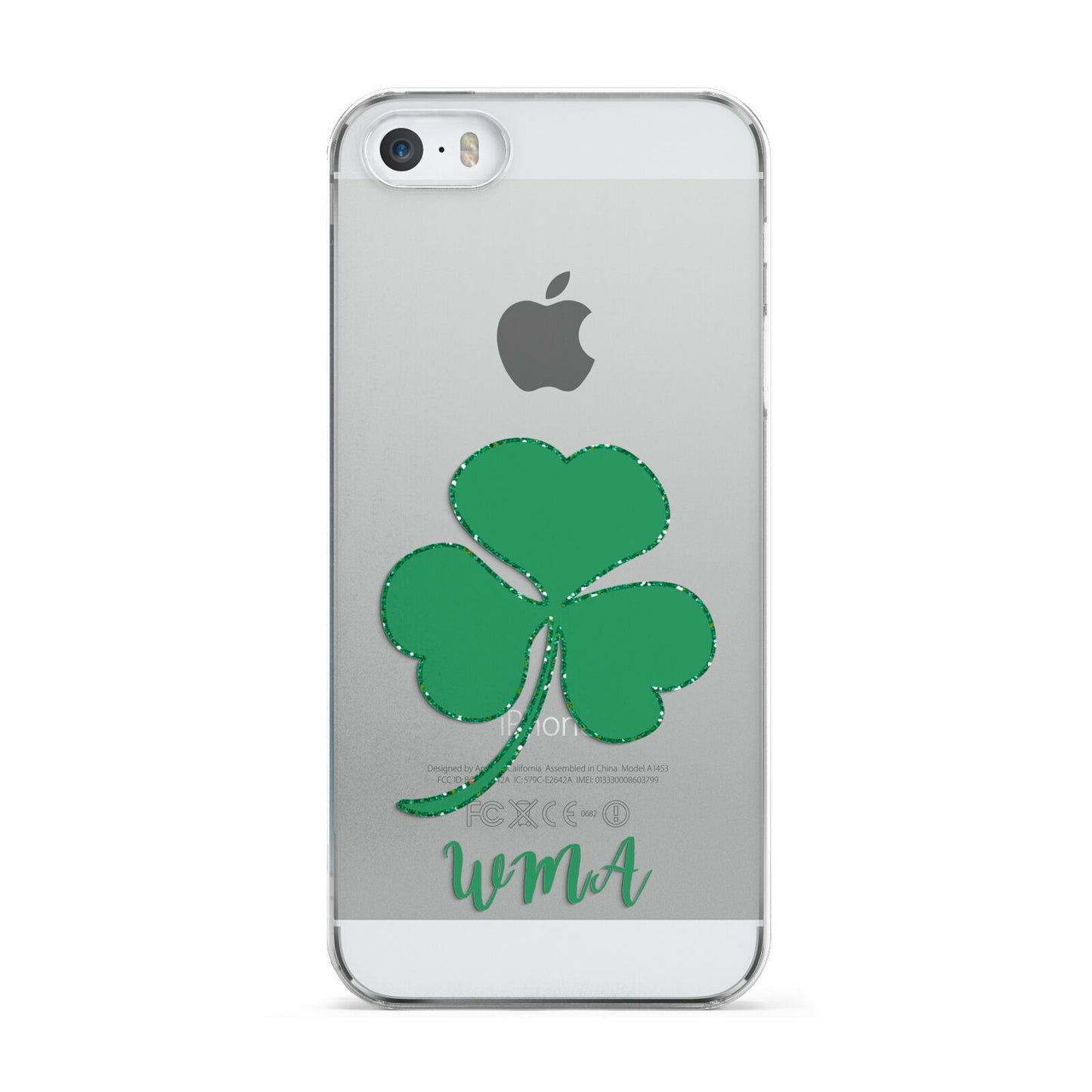 Initialled Shamrock Custom Apple iPhone 5 Case