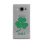 Initialled Shamrock Custom Samsung Galaxy A5 Case