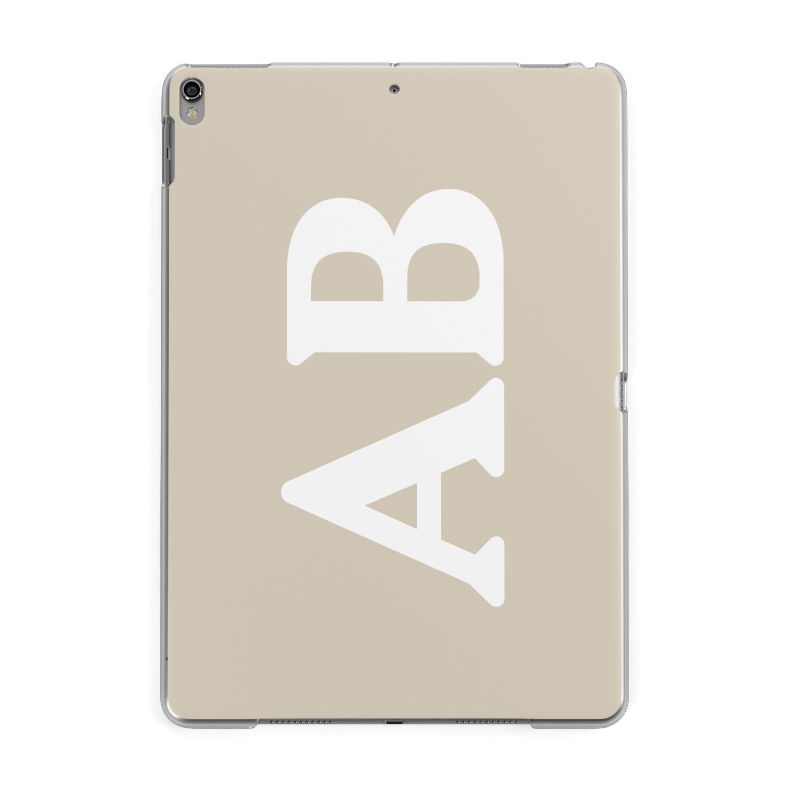 Initials Apple iPad Grey Case