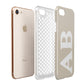 Initials Apple iPhone 7 8 3D Tough Case Expanded View
