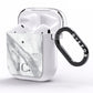 Initials Love Heart AirPods Clear Case Side Image