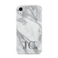 Initials Love Heart Apple iPhone XR White 3D Tough Case