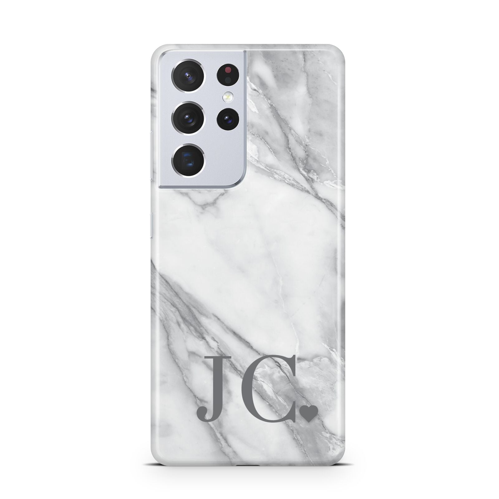 Initials Love Heart Samsung S21 Ultra Case