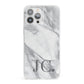 Initials Love Heart iPhone 13 Pro Max Clear Bumper Case
