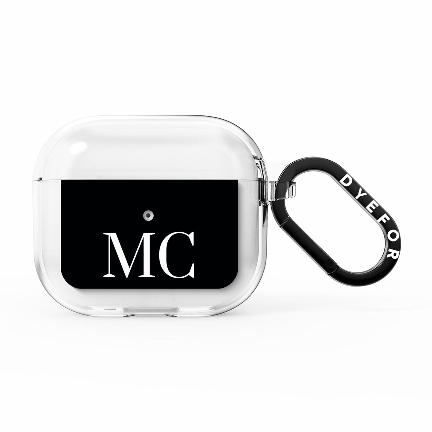 Initials Personalised 1 AirPods Clear Case 3rd Gen