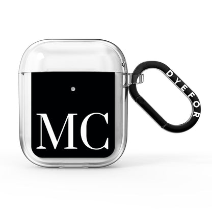 Initials Personalised 1 AirPods Clear Case