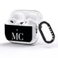 Initials Personalised 1 AirPods Pro Glitter Case Side Image