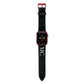 Initials Personalised 1 Apple Watch Strap with Red Hardware