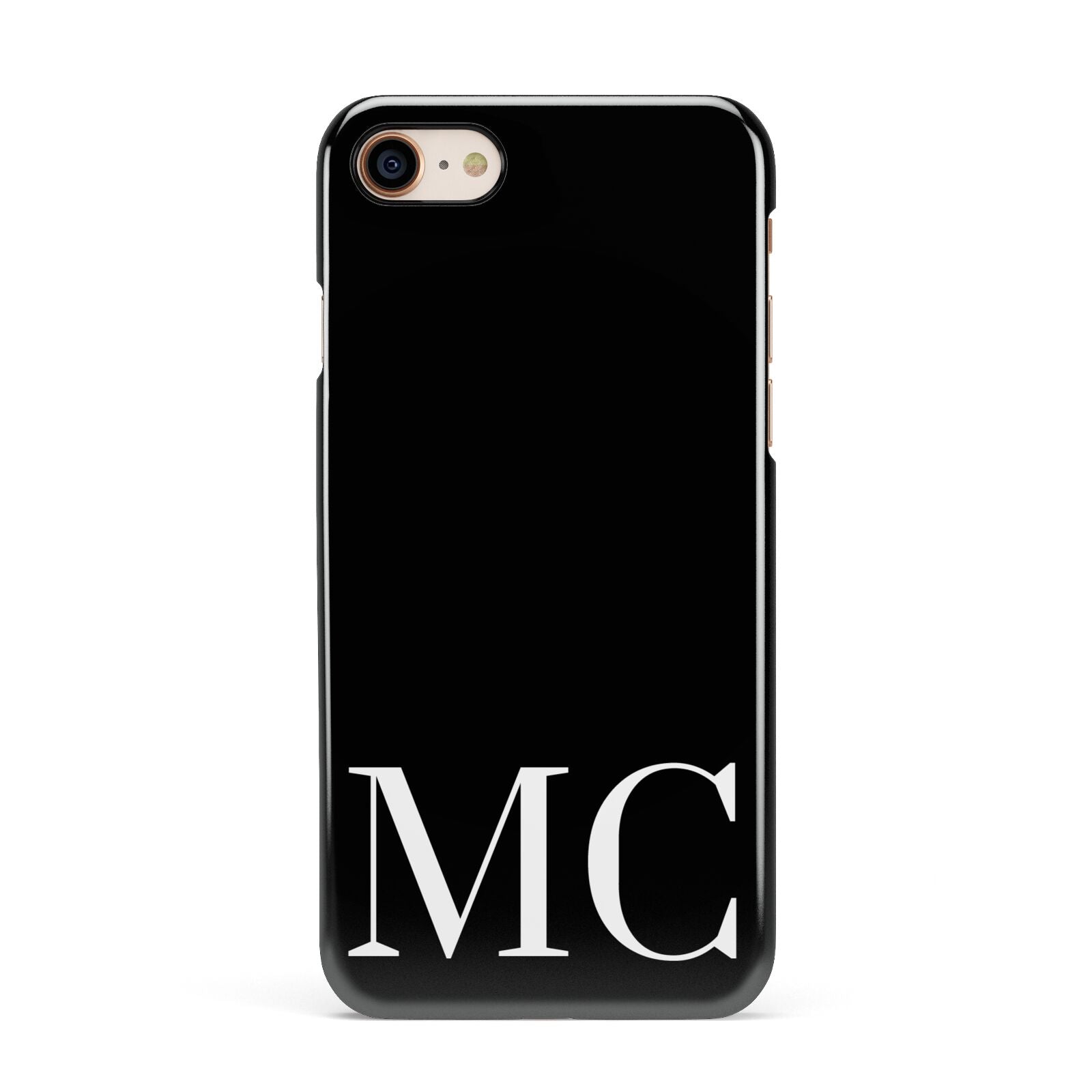 Initials Personalised 1 Apple iPhone 7 8 3D Snap Case